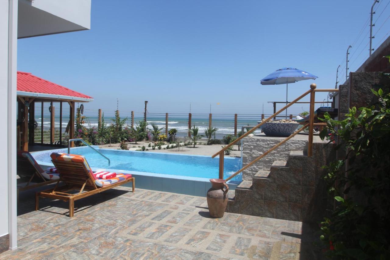 El Ocaso Oceanfront Apartment Canoa Εξωτερικό φωτογραφία